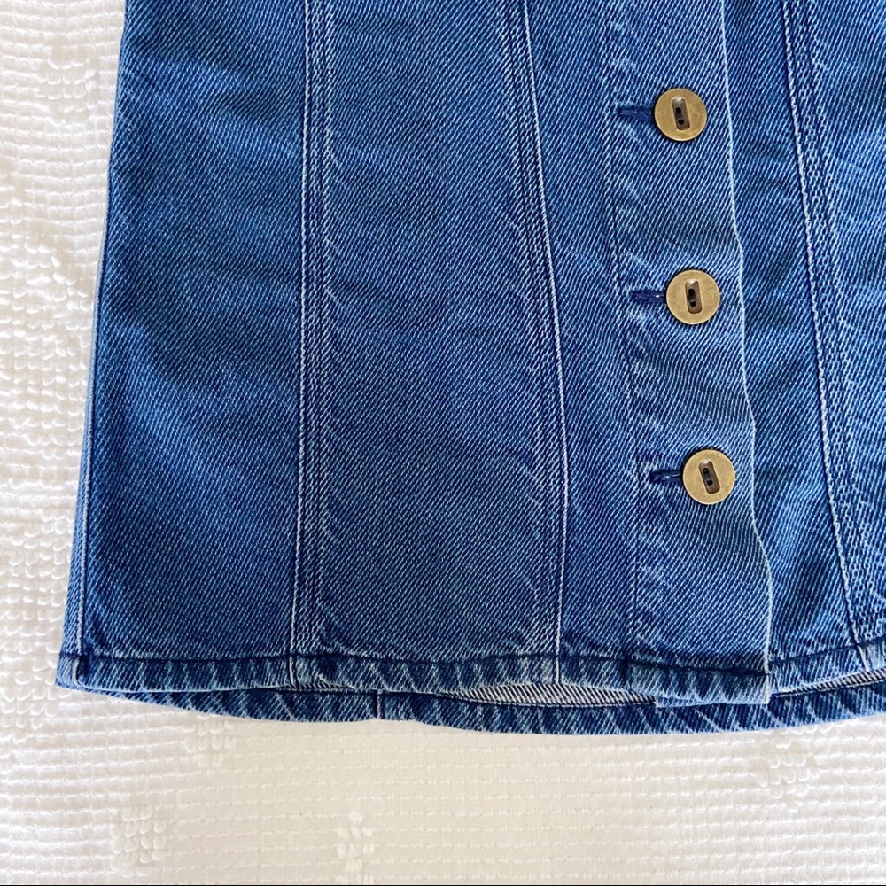 Anthro Pilcro & The Letterpress Denim Mini Skirt - Picture 3 of 4